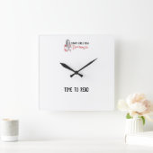 De slimme Meisjes lezen de Tijd van de Romance om  Vierkante Klok (Huis)