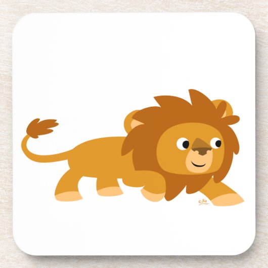 De slimme Onderzetters van de Lijn van de Cartoon  (Voorkant)