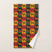 De slimme Portugese waterhond Bad Handdoek (Handdoek)