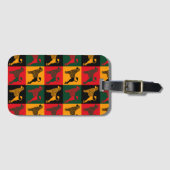 De slimme Portugese waterhond Bagagelabel (Voorkant (horizontaal))