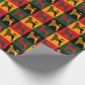 De slimme Portugese waterhond Cadeaupapier (Hoek)