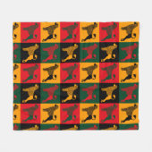 De slimme Portugese waterhond Fleece Deken (Voorkant (Horizontaal))