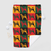 De slimme Portugese waterhond Golfhanddoek (Insitu)