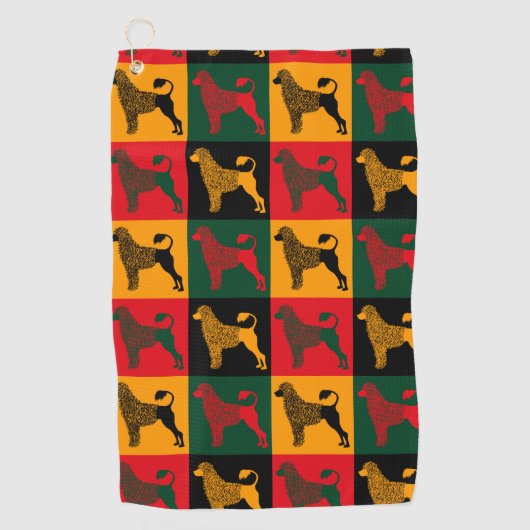 De slimme Portugese waterhond Golfhanddoek (Voorkant)