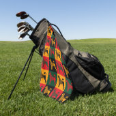 De slimme Portugese waterhond Golfhanddoek (Groen)