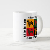 De slimme Portugese waterhond Grote Koffiekop (Voorkant rechts)