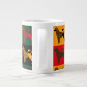 De slimme Portugese waterhond Grote Koffiekop (Achterkant)