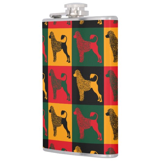 De slimme Portugese waterhond Heupfles (Links)