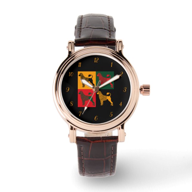 De slimme Portugese waterhond Horloge (Voorkant)