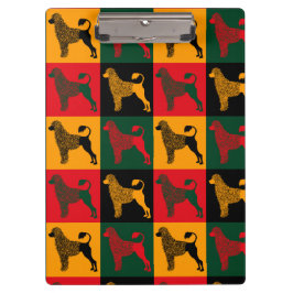 De slimme Portugese waterhond Klembord