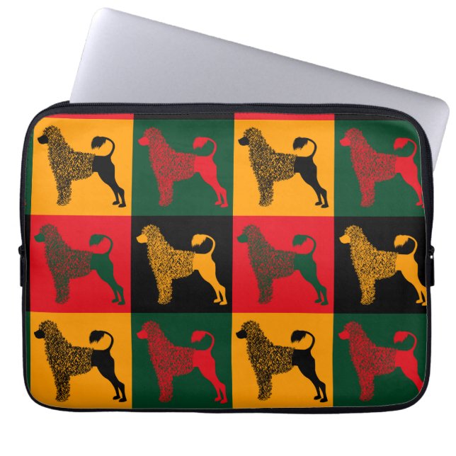 De slimme Portugese waterhond Laptop Sleeve (Voorkant)