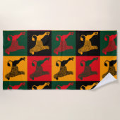 De slimme Portugese waterhond Strandlaken (Voorkant)