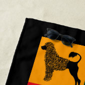 De slimme Portugese waterhond Strandlaken (In situ)