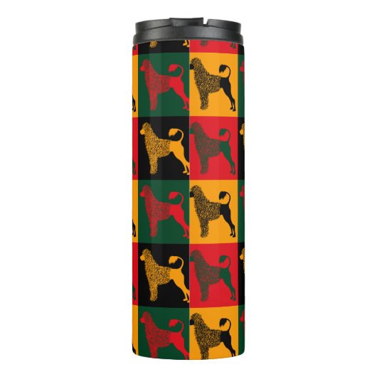 De slimme Portugese waterhond Thermosbeker (Achterkant)