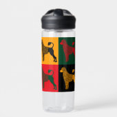 De slimme Portugese waterhond Waterfles (Voorkant)