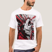 De slimme wolf, de wijze bewaker t-shirt (Voorkant)