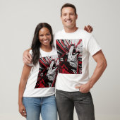 De slimme wolf, de wijze bewaker t-shirt (Unisex)