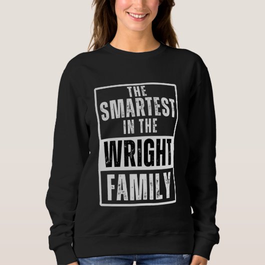 De slimste in de naam van de familie Wright Trui (Voorkant)