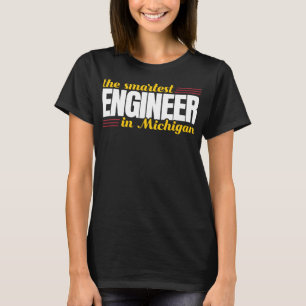De slimste ingenieur in Michigan T-Shirt
