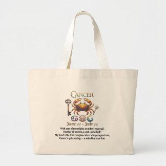 De Slimste Kanker Zodiac Grote Tote Bag