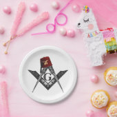 De slinders papieren bordje (Feest)