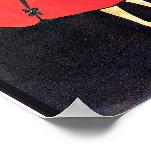 De slippers van Assepoester Beardsley Poster (Hoek)