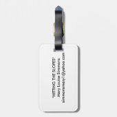 DE SLOPEN HITTEREN BAGAGELABEL (Achterkant verticaal)