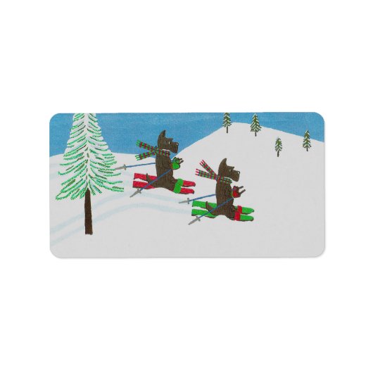 De Slopes 2015CardContest-labels draaien Etiket (Voorkant)