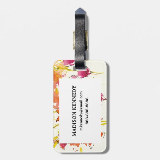 De sloppenwijk van Patty Bagagelabel (Achterkant verticaal)