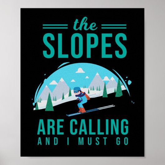 De sloppenwijken noemen een meer vaardig snowboard poster (Voorkant)