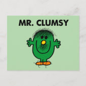 De slordige Mr. Clumsy Briefkaart (Voorkant)