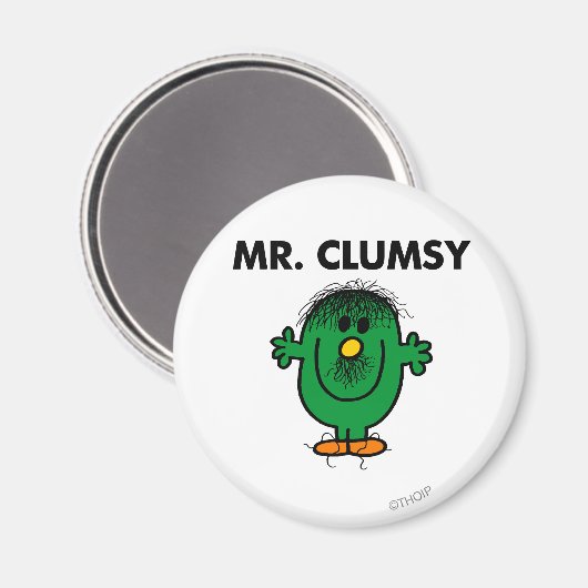 De slordige Mr. Clumsy Magneet (Voorkant / Achterkant)