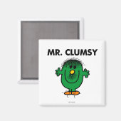 De slordige Mr. Clumsy Magneet (Voorkant / Achterkant)