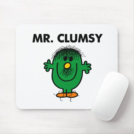 De slordige Mr. Clumsy Muismat (Met muis)