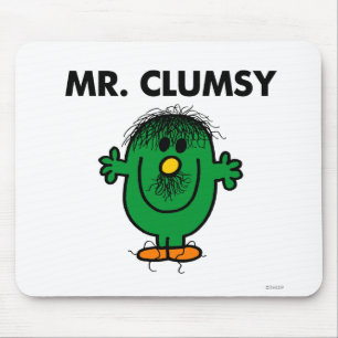 De slordige Mr. Clumsy Muismat