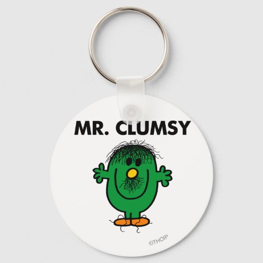 De slordige Mr. Clumsy Sleutelhanger (Voorkant)