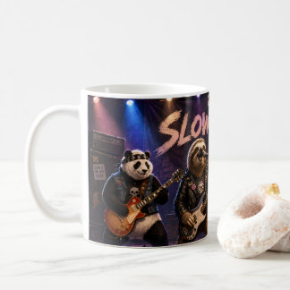 De Slow Motion Grappige Dieren Rock Band Mok