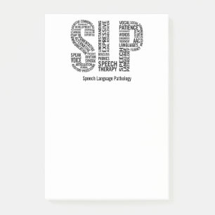 De SLP van de Behandeling van de Toespraak persona Post-it® Notes