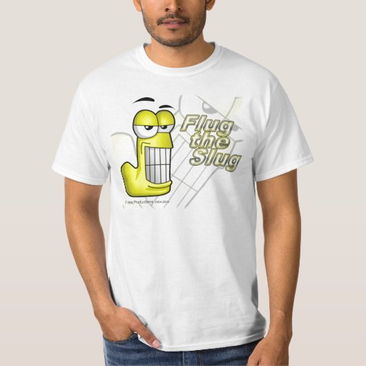 De Slug Officiële T-Shirt (wit) (Voorkant)