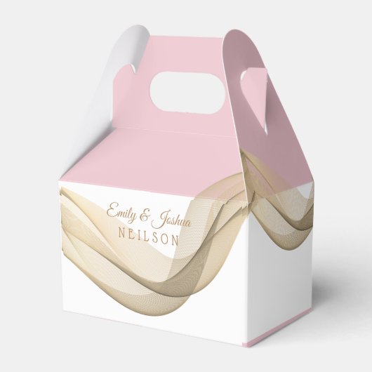 De sluier gunst doos Tempel bruiloft Bedankdoosjes (Voorkant Zijde)
