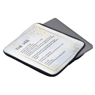 De sluier - Ontwaken Empowerment Gedicht Poëzie Laptop Sleeve