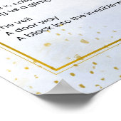 De sluier - Ontwaken Empowerment Gedicht Poëzie Poster (Hoek)