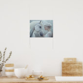 De sluier van de ochtend poster (Keuken)