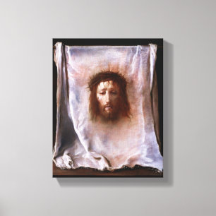 De sluier van Veronica door Domenico Fetti Canvas Afdruk