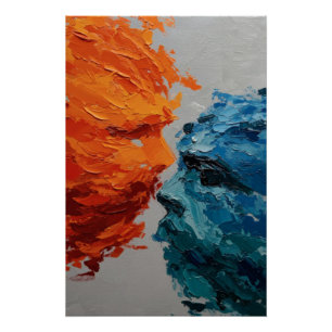 De sluier van wijsheid glossy perfect poster