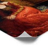 De sluipende schoonheidsolie op schilderdoek poster (Hoek)