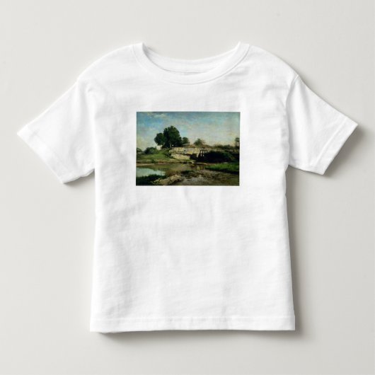 De sluis bij Optevoz, 1859 Kinder Shirts (Voorkant)