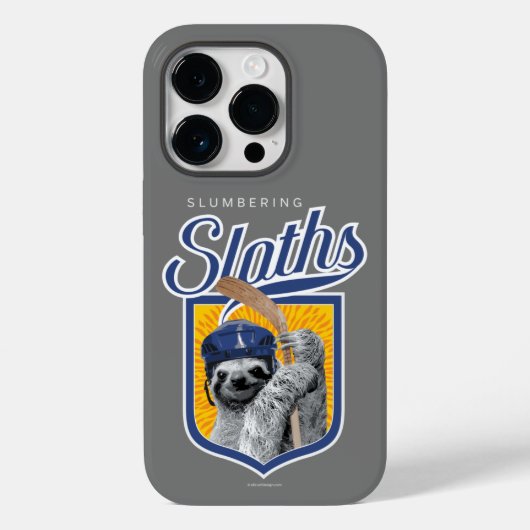 De Slumbering Sloths (Hockey Team) Case-Mate iPhone Case (Achterkant)