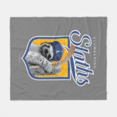 De Slumbering Sloths (Hockey Team) Fleece Deken (Voorkant (Horizontaal))