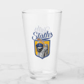 De Slumbering Sloths (Hockey Team) Glas (Achterkant)